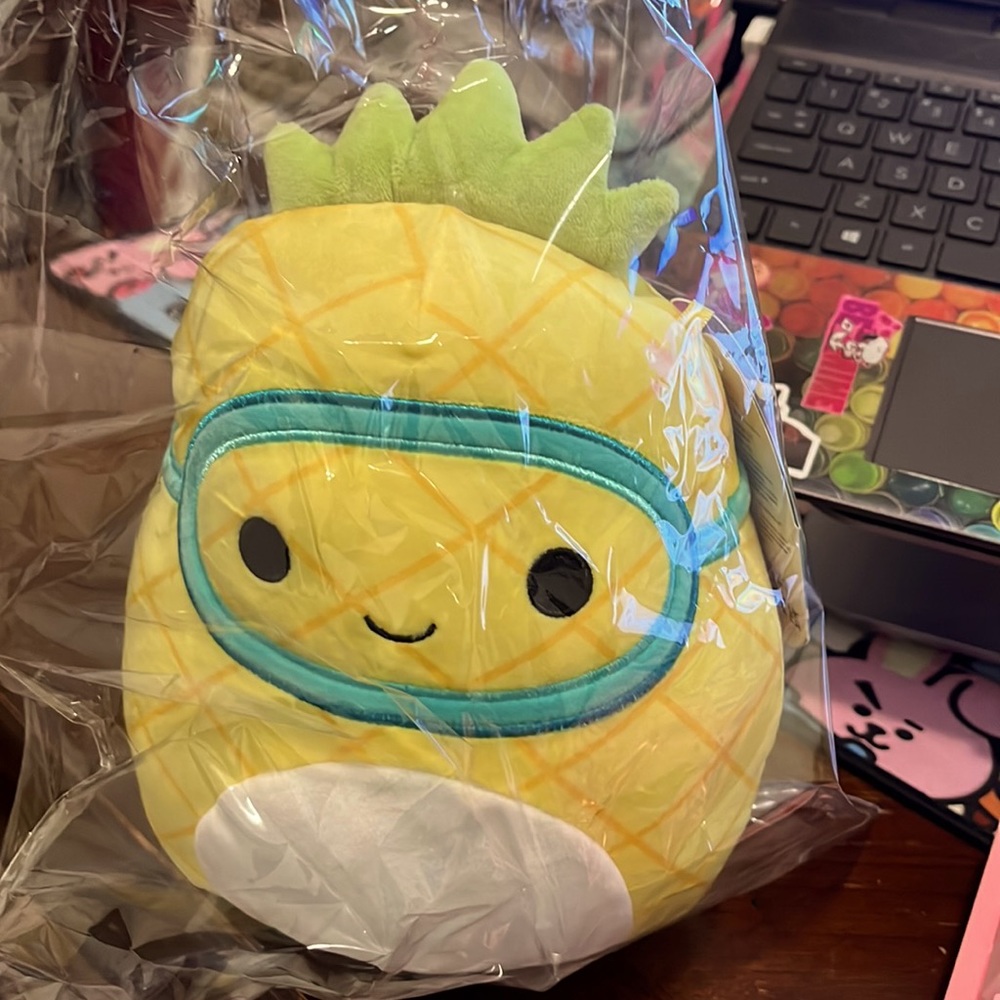 Squishmallow 8" Maui The Pineapple - Official Kellytoy New 2023 Plush